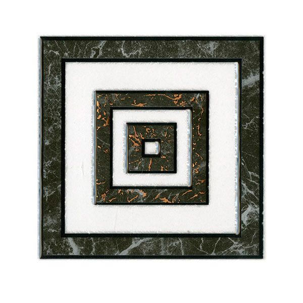 Декор Интеркерама Alon ДН 39 071 серый 137x137 мм