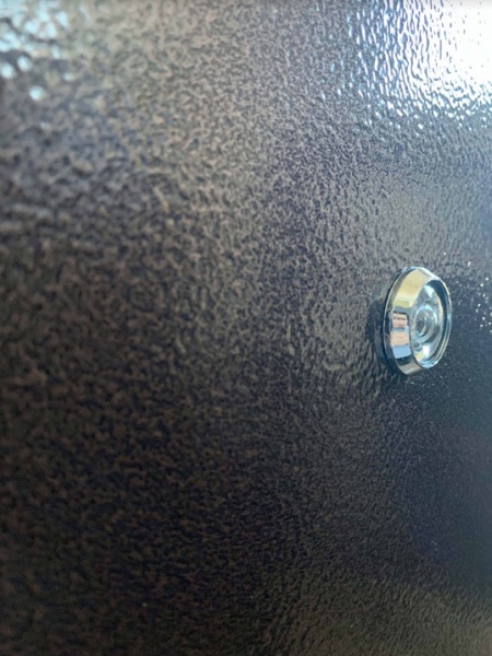 Двері вхідні Міністерство дверей КУ-Оптима горіх морений 2050x960 мм ліві