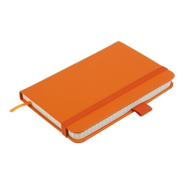 Книга для записей Etalon 95x140 мм 96 лист. клетка оранжевый Buromax