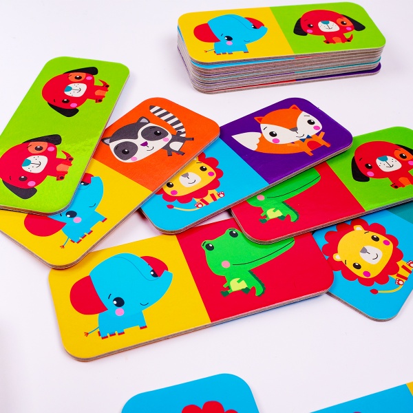 Игра настольная Vladi Toys Fisher Price Домино в тубусе VT2910-03