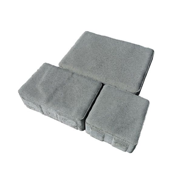 Тротуарная плитка Brukland Венеция серая Н= 60 мм