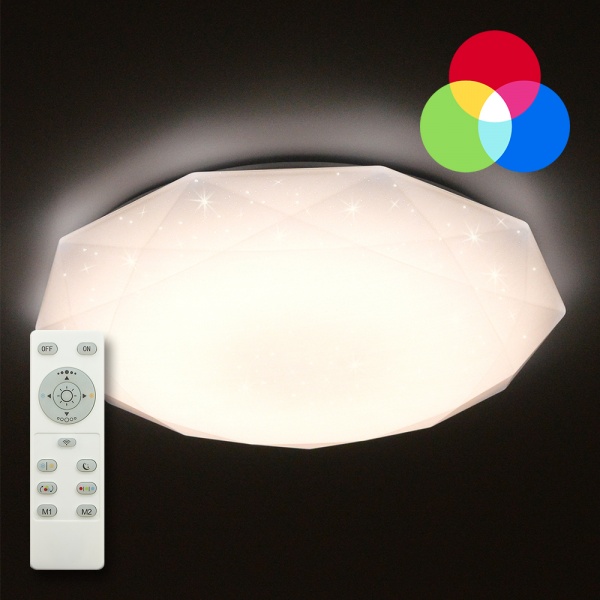 Світильник світлодіодний Luminaria R330 SHINY 25 Вт білий 3000-6000 К ALMAZ 25W RGB 
