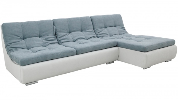 Диван модульный Кедр Сиеста с аллигатором серый 3000x1850x910 мм