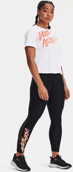 Футболка Under Armour Live Chroma Graphic Tee 1366006-100 р.L білий