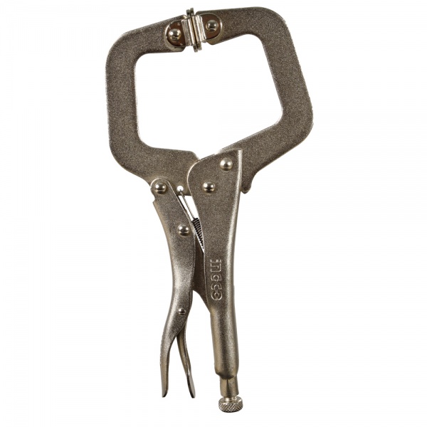 Клещи зажимные INGCO С-образные с фиксатором 1 шт. HCCLW0211