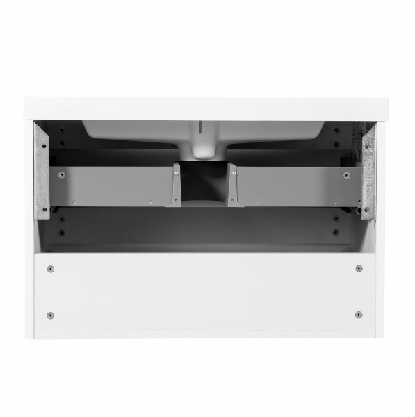 Тумба подвесная Aqua Rodos Vista белый глянец с умывальником Ваr 75 см