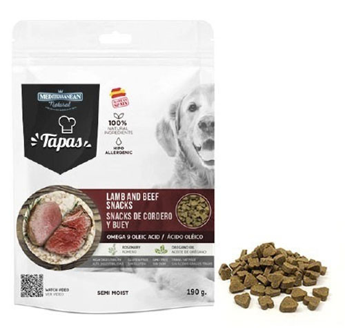 Снеки TAPAS GOURMET для собак ягня та яловичина 190г ЛС-41_8430235680319