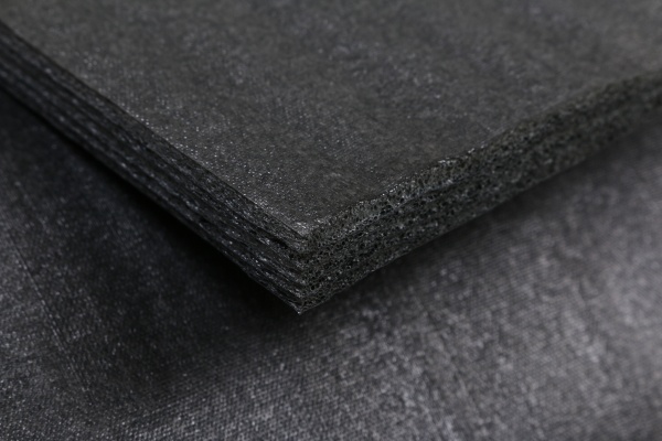 Коврик туристический MONOIZOL с креплением (1900мм*600мм*15мм) черный