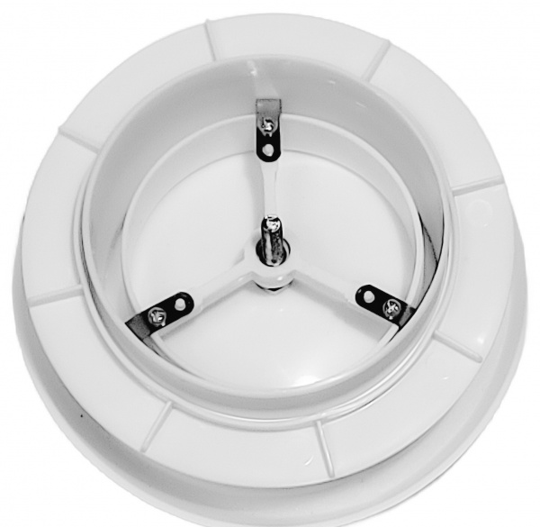 Рамка вентиляційна (анемостат) VP 100 мм пластик білий 