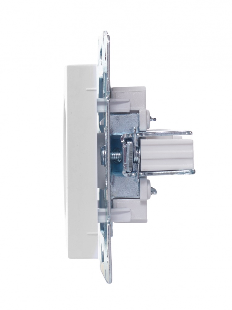 Розетка компьютерная 1 Lezard Vesna IP20 белый 742-0288-139