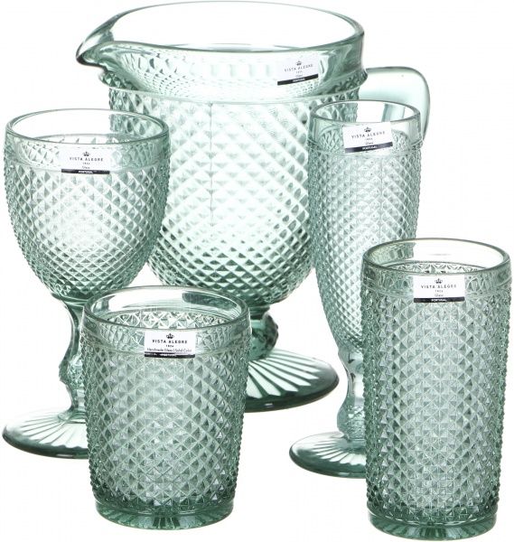 Набор стаканов Bicos Cinza мятный 330 мл 4 шт. 49000006 Vista Alegre