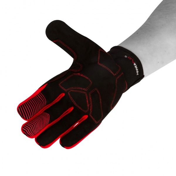 Рукавички PowerPlay PP_6607_XL_Red/Black р. XL чорний