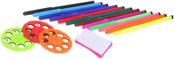 Доска для рисования Shantou с проектором розовая YM6116