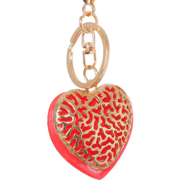 Брелок для рюкзаков Nota Bene Бриллиантовое сердце 5х10 см