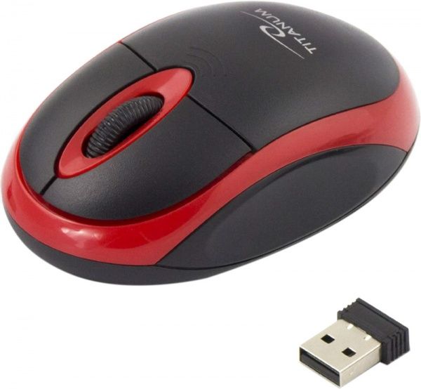 Миша ESPERANZA Titanum TM116R black/red  