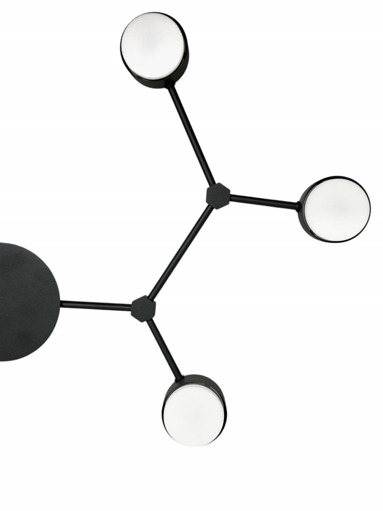 Люстра потолочная Светкомплект Atom GR 6 6xGX53 черный