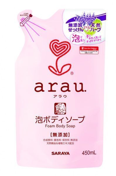 Мило-пінка Arau для тіла (змінний блок) 450 мл