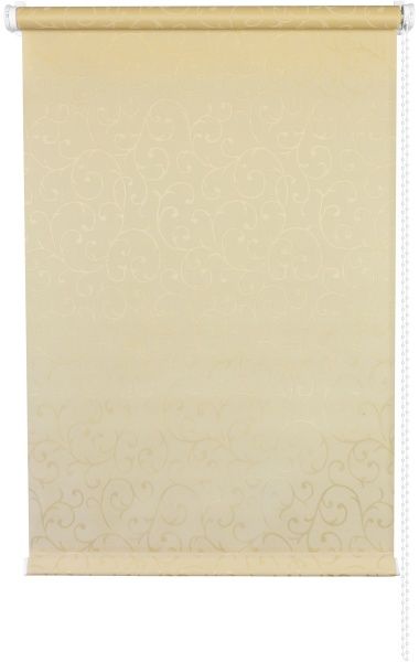 Ролета стандарт Delfa Жаккард Прима 135x170 см бежевая 