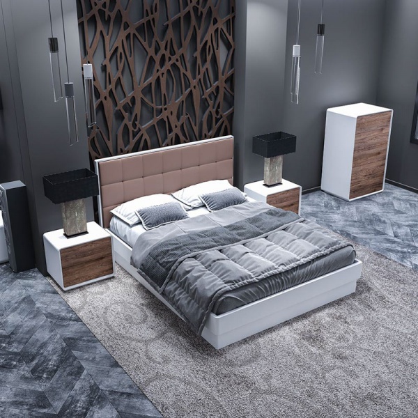 Кровать с подъемным механизмом Aqua Rodos Astrid ASTBed-Lift-1600 160x200 см белый матовый 