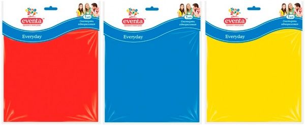 Скатертина Eventa поліетиленова одноразова 138x183 см в асортименті 1 шт.