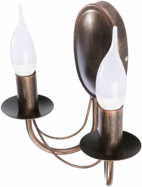 Бра Nowodvorski WIOLETTA II 2х60 Вт E14 старая бронза 1351