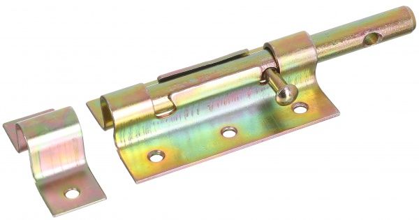 Шпінгалет накладний 5-100 Bruno нікель/біхромат