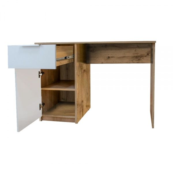 Стол письменный DC Валли дуб тахо/белый 