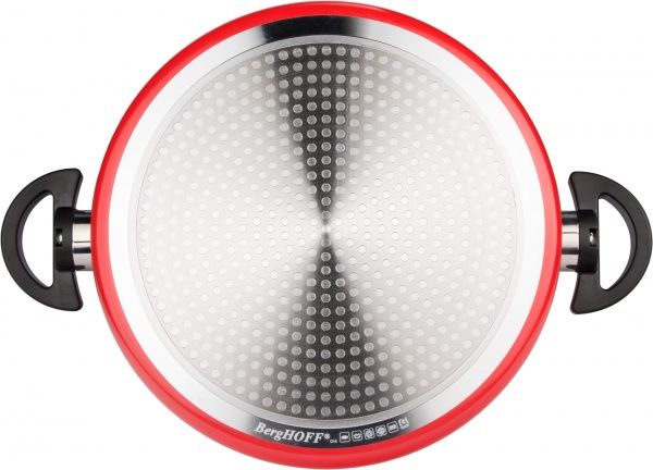 Сотейник с крышкой Eclipse 3,2 л 26 см красный BergHOFF