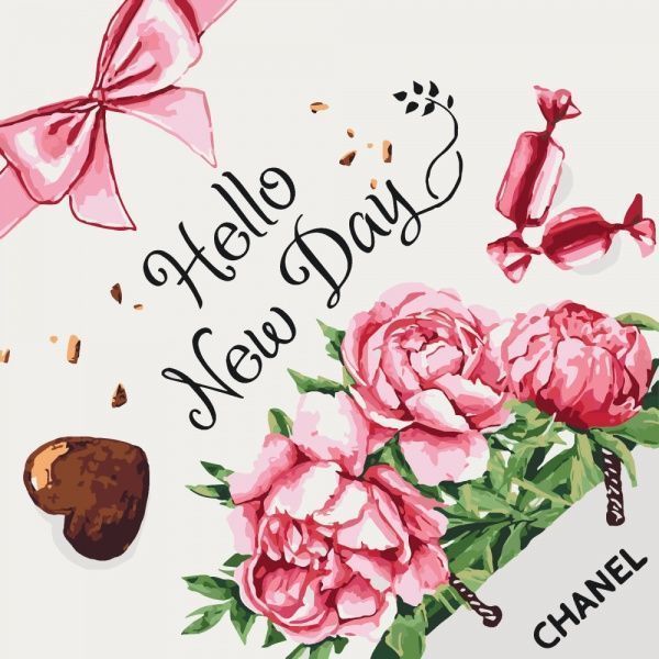 Картина за номерами Hello new day Ідейка 