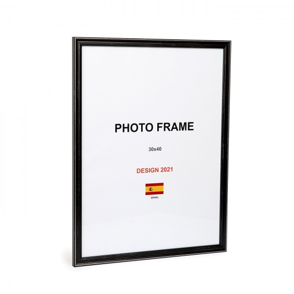 Рамка для фото 1 фото 30х40 см графіт темний 