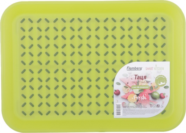 Поднос Fresh с антискользящим вставкой 39.1x27.9x2 см Flamberg Smart Kitchen