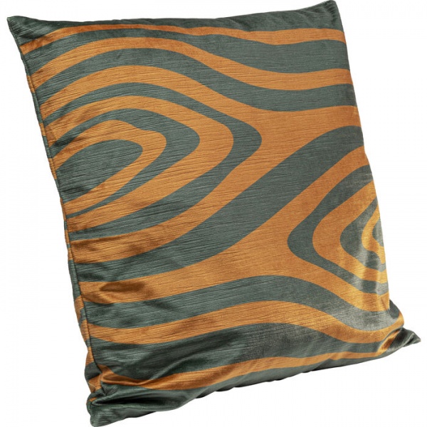 Подушка Абстрактні форми 45x45 см коричневий KARE Design 