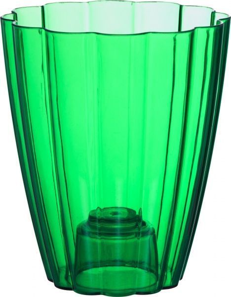 Кашпо для орхидей Ромашка фигурный 1,5л зеленый 