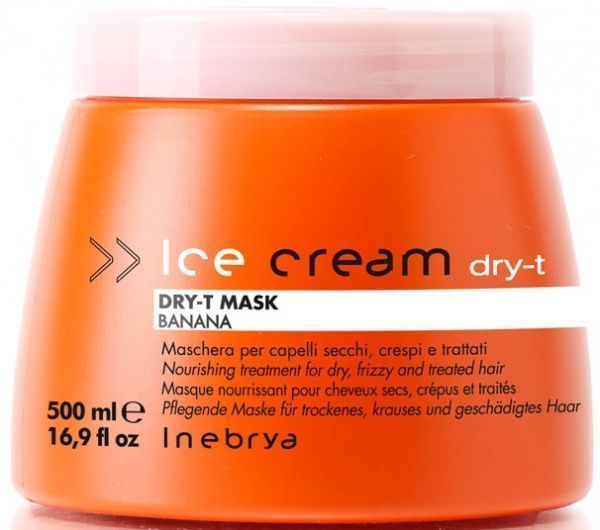 Маска INEBRYA Dry-T Banana для сухих, вьющихся и поврежденных волос 500 мл