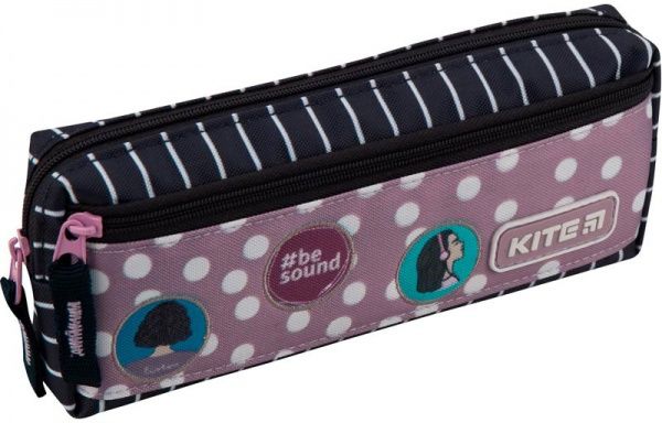 Пенал школьный Education K19-647-5 KITE черный с рисунком