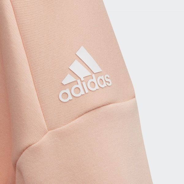 Джемпер Adidas YG ID HTR CO ED4644 р. 158 рожевий