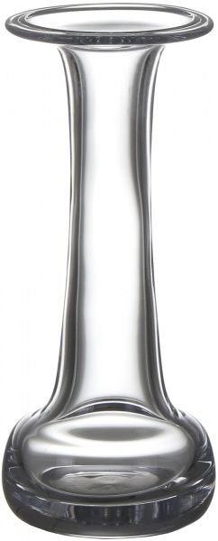 Ваза стеклянная прозрачная 5,5х13,5 см