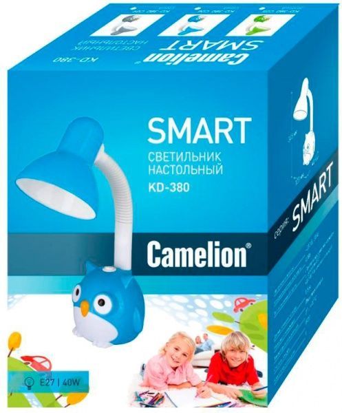 Настольная лампа офисная Camelion KD-380 C09 6409844 1x40 Вт E27 бежевый 