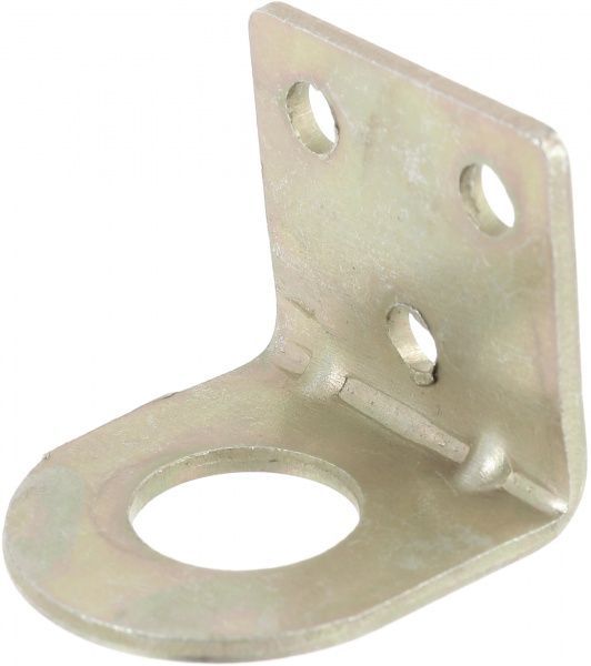 Проушина для замка выгнутая 60мм желтый цинк