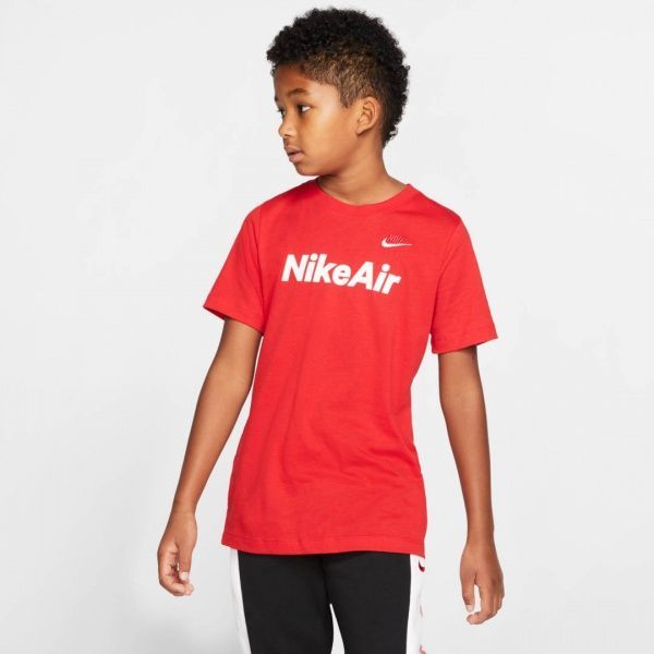 Футболка Nike B NSW TEE AIR C&S CU6607-657 S червоний