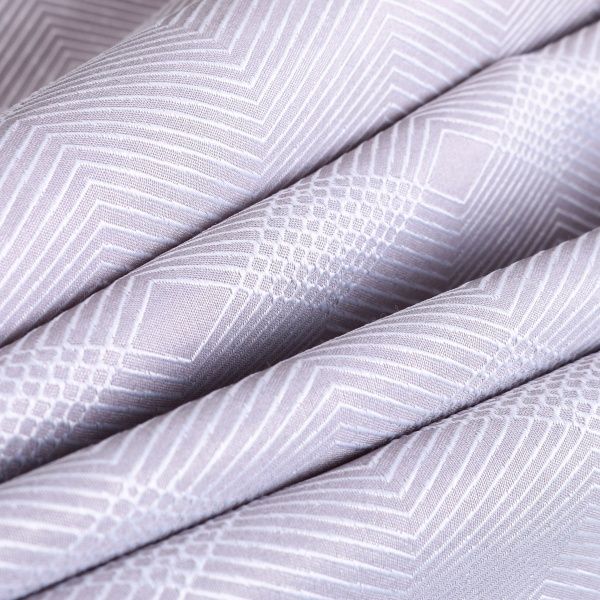 Штора Yarn-Dyed Жаккард 150х275 см светло-серый UP! (Underprice)