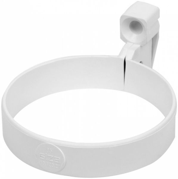 Хомут труби RoofOK 85 мм білий 