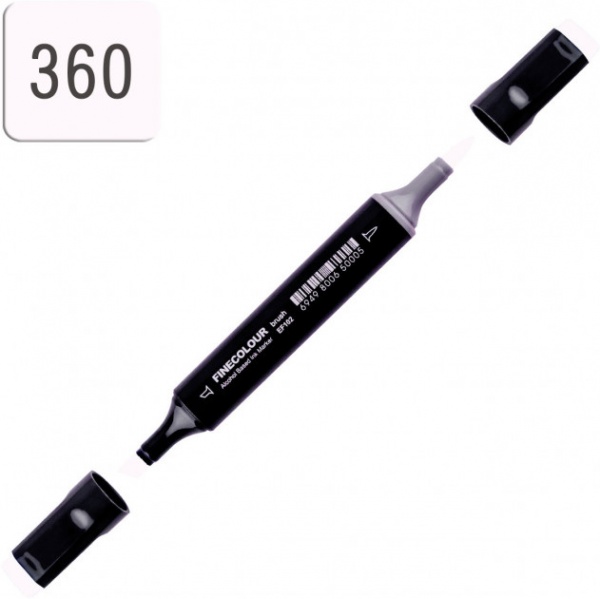 Маркер спиртовой FINECOLOUR EF102-360N розово-белый 