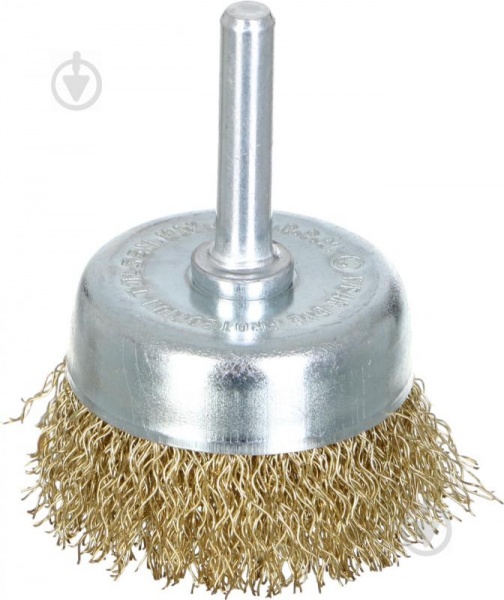 Щетка торцевая для дрилів, дріт рифлений, 50 мм Expert