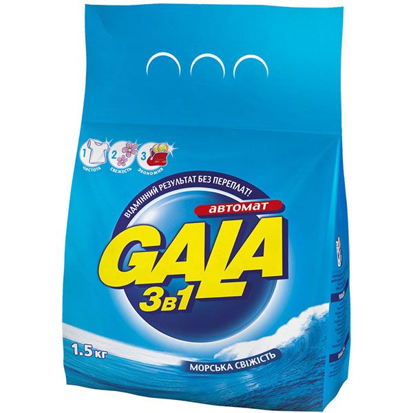 Стиральный порошок Gala Морская свежесть 1.5 кг