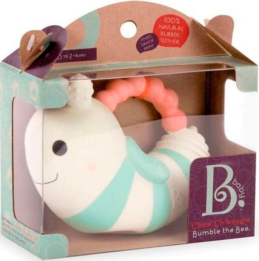 Игрушка-прорезыватель Battat Пчелка Зизи (BX1456Z)