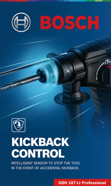 Перфоратор Bosch Professional GBH 187-LI 0611923020