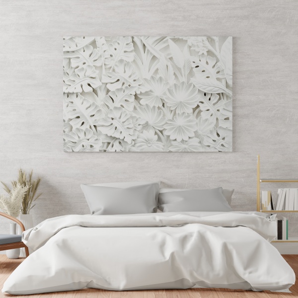 Картина на холсте Лепнина из цветов 80x110 см WS Holst 21804202311 