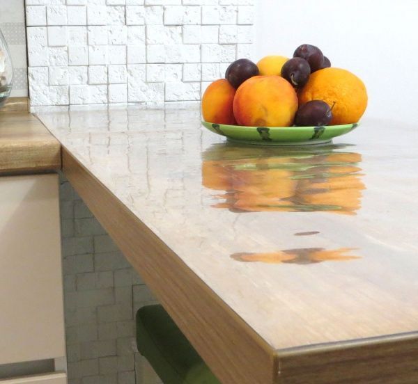 Захисне покриття для поверхонь м'яке скло 1200x800 мм. прозора MVM