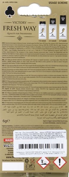 Ароматизатор підвісний Fresh Four of a kind ACES Club 94533